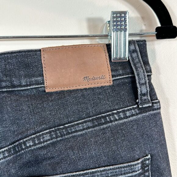 Madewell Dark Grey 10” High Riser Skinny Skinny Women Jeans Denim Size 26 - Picture 4 of 8